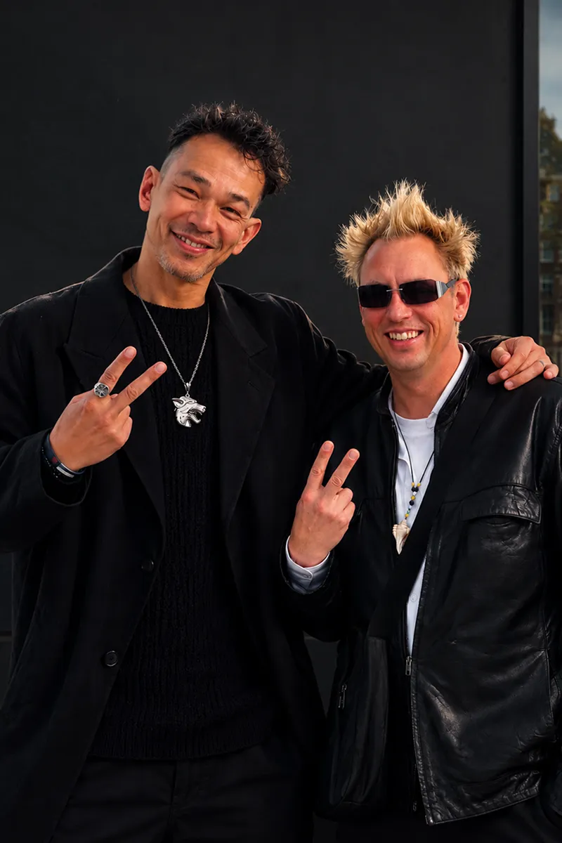 Sebastiaan Duong and Rudy Elerie, founders of Orange Panda
