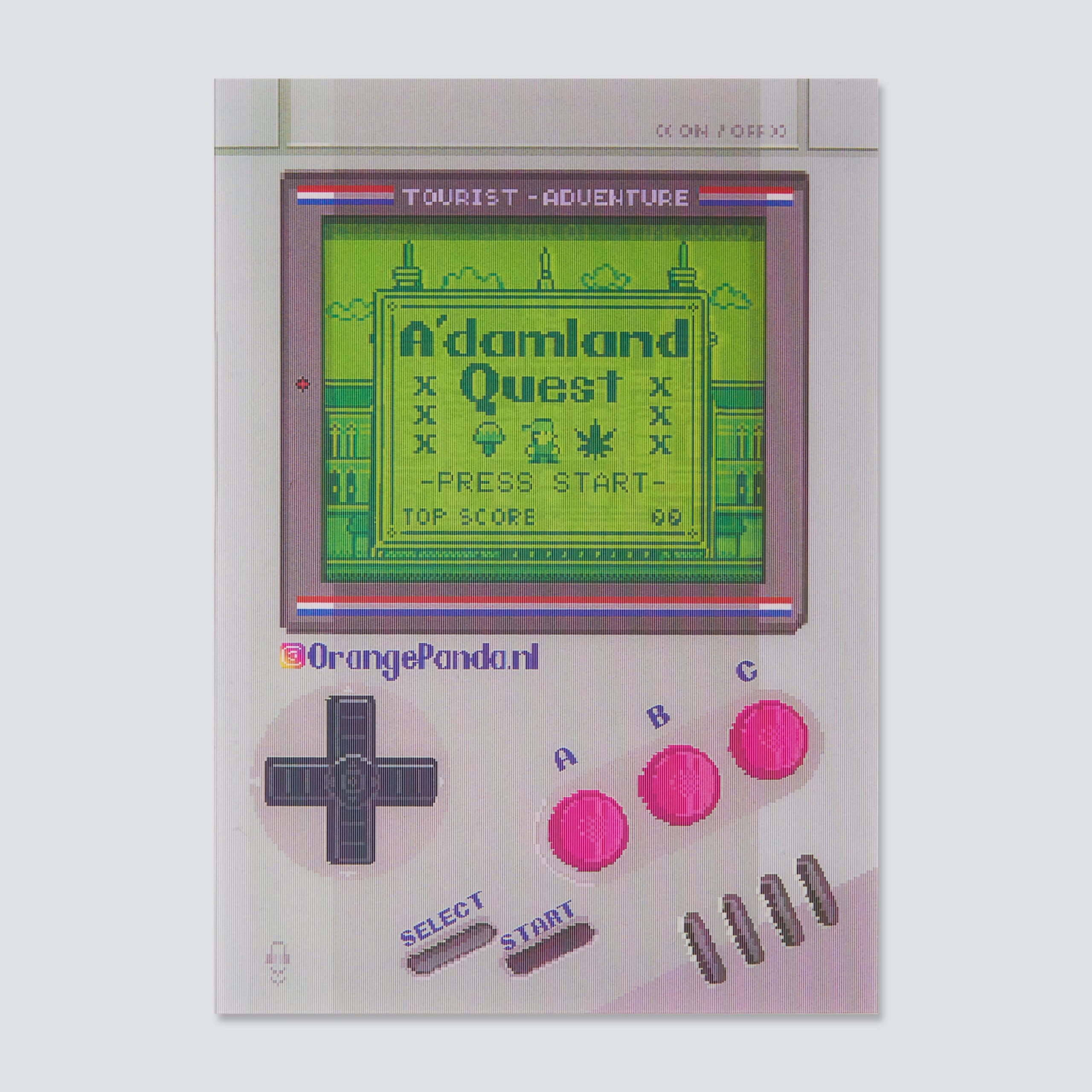 253 A6 lenticular postcard after Gameboy - Image 2