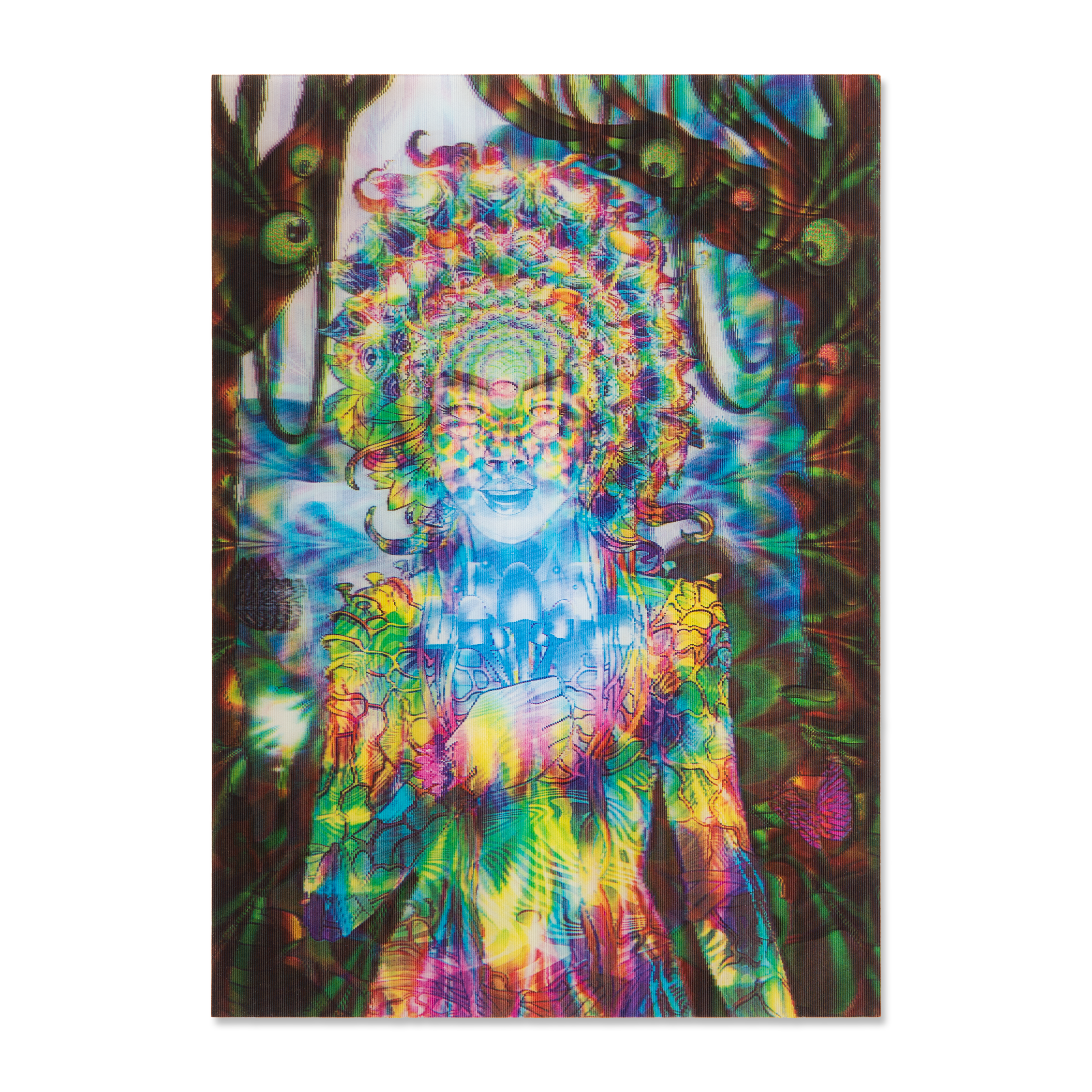248 A6 lenticular postcard 3d Goddess of Nature - Image 2